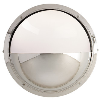 Pelham One Light Wall Sconce in Polished Nickel (268|TOB2208PNWG)