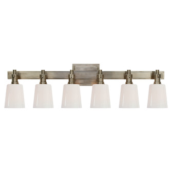 Bryant Bath Six Light Linear Bath Sconce in Antique Nickel (268|TOB2154ANWG)