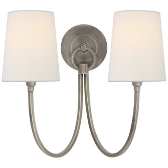 Reed Two Light Wall Sconce in Antique Nickel (268|TOB2126ANL)