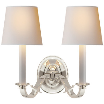 Channing Two Light Wall Sconce in Hand-Rubbed Antique Brass (268|TOB2121HABL)