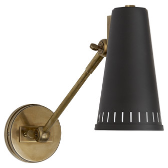 Antonio One Light Wall Sconce in Hand-Rubbed Antique Brass (268|TOB2065HABBLK) Antonio One Light Wall Sconce in Hand-Rubbed Antique Brass (268|TOB2065HABBLK)
