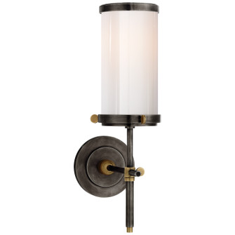 Bryant Bath One Light Wall Sconce in Bronze and Hand-Rubbed Antique Brass (268|TOB2015BZHABWG)