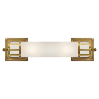 Openwork Two Light Wall Sconce in Hand-Rubbed Antique Brass (268|SS2013HABFG)