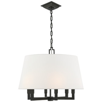 Square Tube Six Light Hanging Lantern in Bronze (268|SL5820BZL)