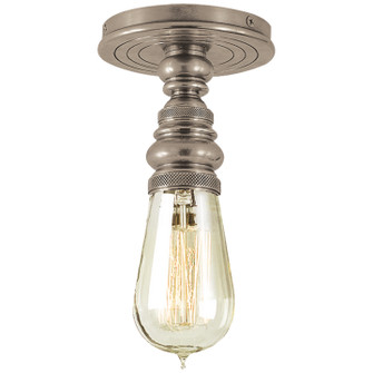 Boston One Light Flush Mount in Antique Nickel (268|SL5001AN)