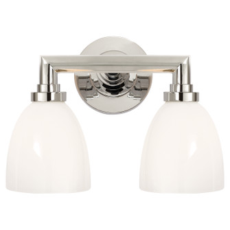 Wilton Two Light Bath Sconce in Polished Nickel (268|SL2842PNWG)
