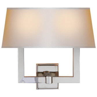 Square Tube Two Light Wall Sconce in Polished Nickel (268|SL2820PNL2)