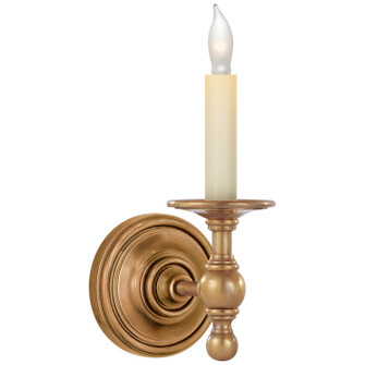 Classic One Light Wall Sconce in Hand-Rubbed Antique Brass (268|SL2815HAB)
