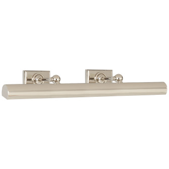 Cabinet Maker Two Light Picture Light in Polished Nickel (268|SL2706PN)