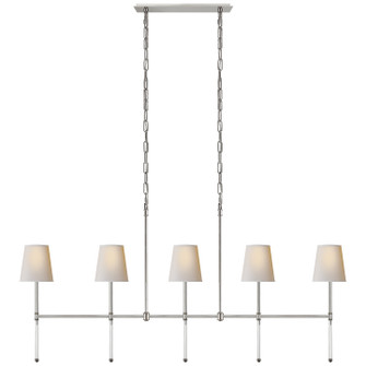 Camille Five Light Linear Chandelier in Bronze (268|SK5055BZL)