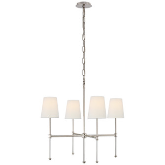 Camille Four Light Chandelier in Polished Nickel (268|SK5050PNL)