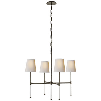 Camille Four Light Chandelier in Bronze (268|SK5050BZNP)