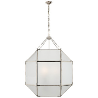 Morris Three Light Lantern in Polished Nickel (268|SK5010PNFG)