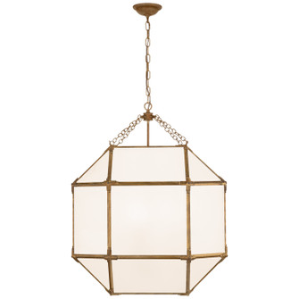 Morris Three Light Lantern in Gilded Iron (268|SK5010GIWG)