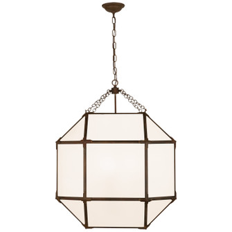 Morris Three Light Lantern in Antique Zinc (268|SK5010AZWG)