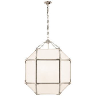 Morris Three Light Lantern in Polished Nickel (268|SK5009PNWG)