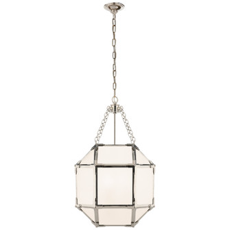 Morris Three Light Lantern in Polished Nickel (268|SK5008PNWG)