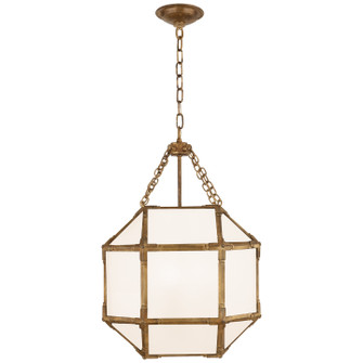 Morris Three Light Lantern in Gilded Iron (268|SK5008GIWG)