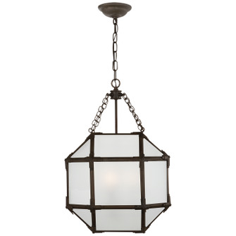 Morris Three Light Lantern in Antique Zinc (268|SK5008AZFG)