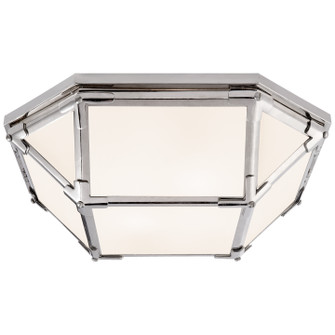 Morris LED Flush Mount in Polished Nickel (268|SK4008PNWG)
