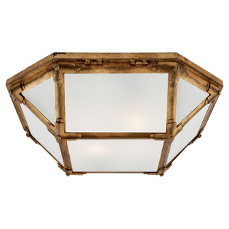 Morris Two Light Flush Mount in Gilded Iron (268|SK4008GIFG)