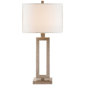 Mod One Light Table Lamp in Burnished Silver Leaf (268|SK3208BSLL)