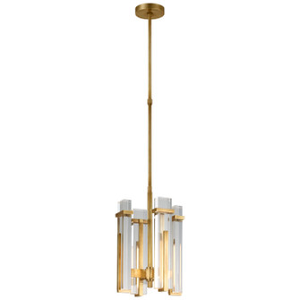 Malik LED Chandelier in Hand-Rubbed Antique Brass (268|S5910HABCG)