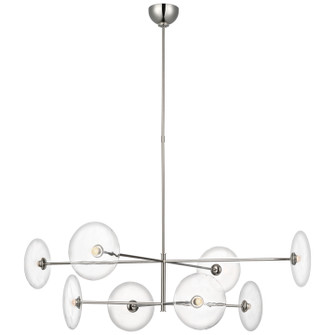 Calvino LED Chandelier in Polished Nickel (268|S5694PNCG)