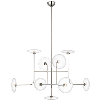 Calvino LED Chandelier in Polished Nickel (268|S5693PNCG)