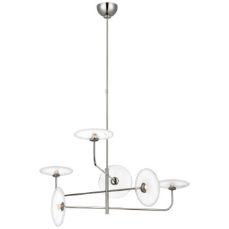 Calvino LED Chandelier in Polished Nickel (268|S5692PNCG)