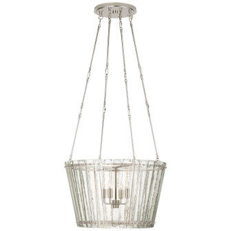 Cadence Four Light Chandelier in Polished Nickel (268|S5653PNAM) Cadence Four Light Chandelier in Polished Nickel (268|S5653PNAM)