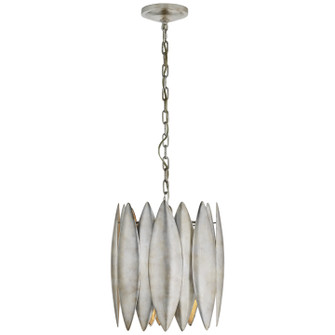 Hatton Four Light Chandelier in Burnished Silver Leaf (268|S5047BSL)