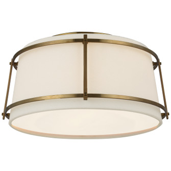 Callaway LED Flush Mount in Hand-Rubbed Antique Brass (268|S4685HABLFA) Callaway LED Flush Mount in Hand-Rubbed Antique Brass (268|S4685HABLFA)