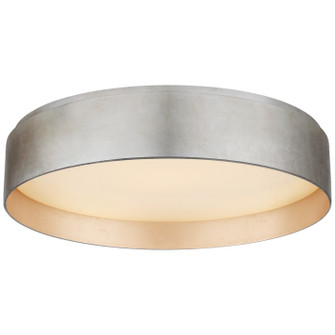 Shaw LED Flush Mount in Burnished Silver Leaf (268|S4043BSL)