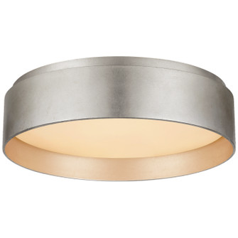 Shaw LED Flush Mount in Burnished Silver Leaf (268|S4041BSL)