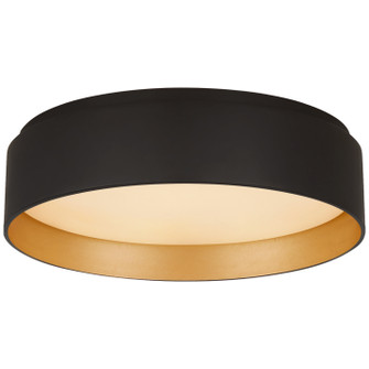 Shaw LED Flush Mount in Matte Black (268|S4041BLK)