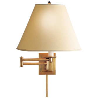 Primitive One Light Swing Arm Wall Lamp in Hand-Rubbed Antique Brass (268|S2500HABL)