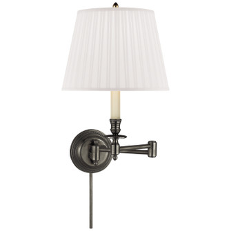 Candle Stick One Light Swing Arm Wall Lamp in Bronze (268|S2010BZS)