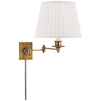 Swing Arm Sconce One Light Swing Arm Wall Lamp in Hand-Rubbed Antique Brass (268|S2000HABS)