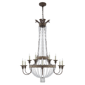 Lyon 12 Light Chandelier in Antique Gild and Polychrome (268|NW5016AGPCG)