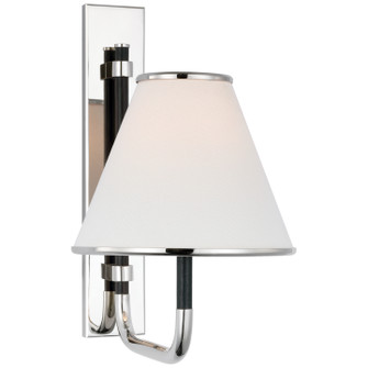 Rigby LED Wall Sconce in Polished Nickel and Ebony (268|MF2055PNEBL)
