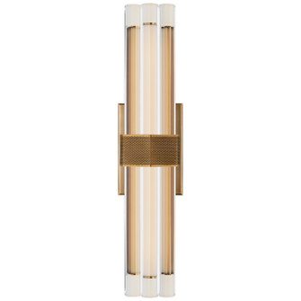 Fascio LED Wall Sconce in Hand-Rubbed Antique Brass (268|LR2909HABCG)