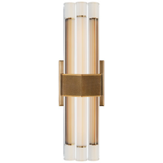 Fascio LED Wall Sconce in Hand-Rubbed Antique Brass (268|LR2905HABCG)