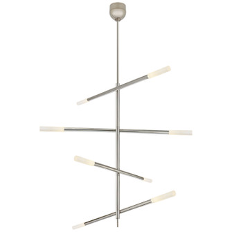 Rousseau LED Chandelier in Polished Nickel (268|KW5593PNEC)