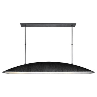 Utopia LED Linear Chandelier in Aged Iron (268|KW5550AIFA)