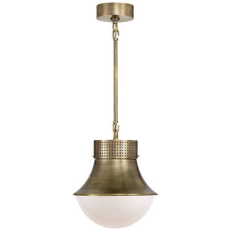 Precision One Light Pendant in Antique-Burnished Brass (268|KW5221ABWG)