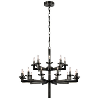 Liaison 20 Light Chandelier in Bronze (268|KW5201BZ)
