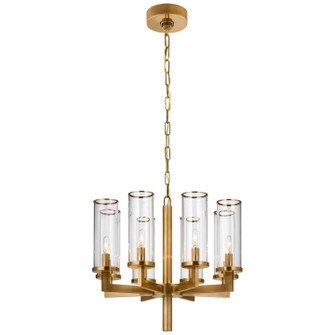 Liaison Eight Light Chandelier in Antique-Burnished Brass (268|KW5200ABCG)