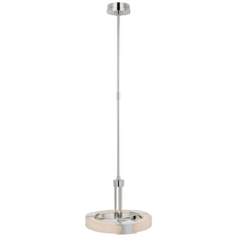 Covet LED Pendant in Polished Nickel and Alabaster (268|KW5136PNALB)