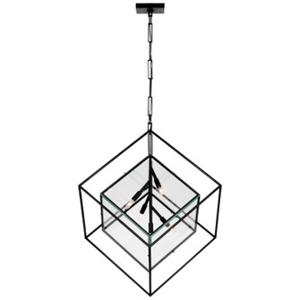 Cubed LED Pendant in Aged Iron (268|KW5025AICG)